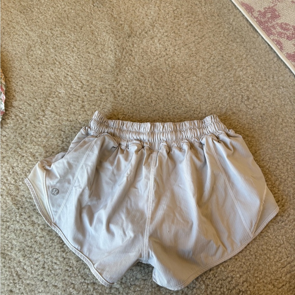 Lululemon Athletica Light Gray Athletic Shorts